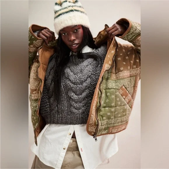 NWT Free People Dolman Printed Jacket